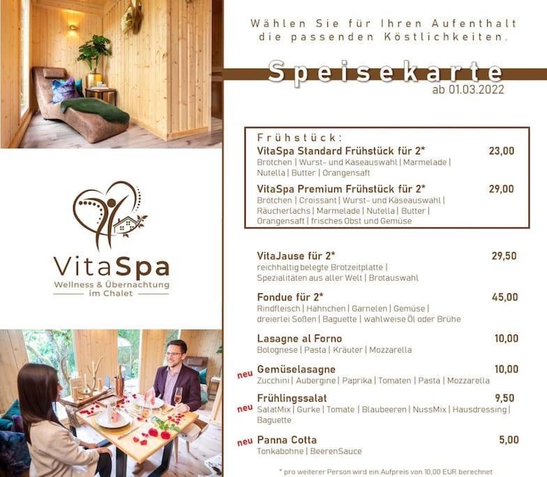 Chalet Vitaspa - Whirlpool & Sauna Privatspa Pegnitz Extérieur photo