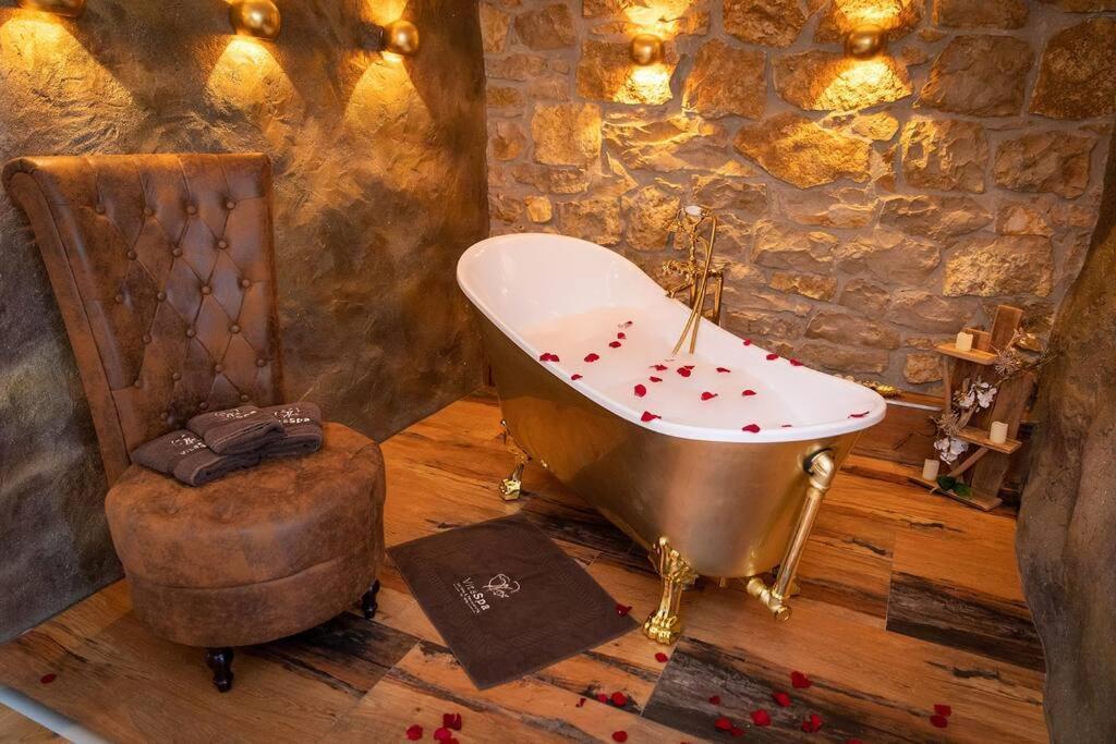 Chalet Vitaspa - Whirlpool & Sauna Privatspa Pegnitz Extérieur photo
